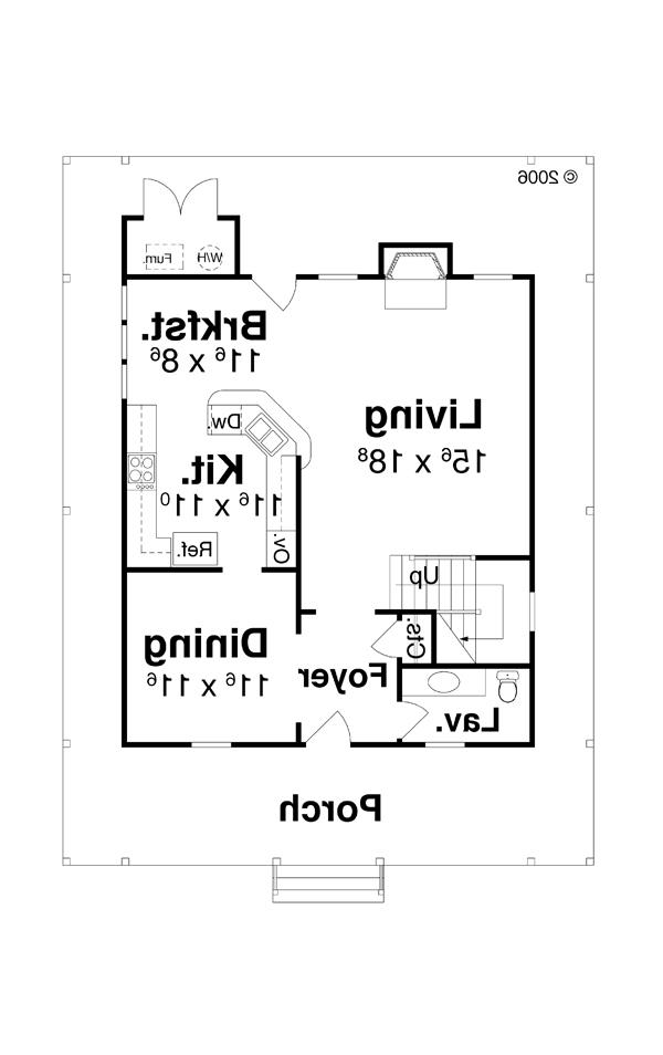 First Floor image of BARTLETT House Plan